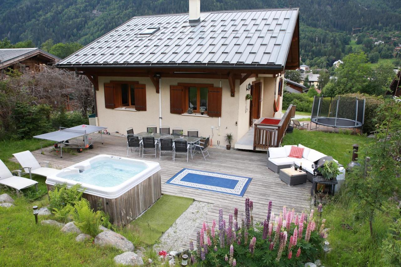 Chamonix Large Chalet, Sleeps 12, 200m2, 5 Bedroom, 4 Bathroom, Garden, Jacuzzi, Sauna Buitenkant foto